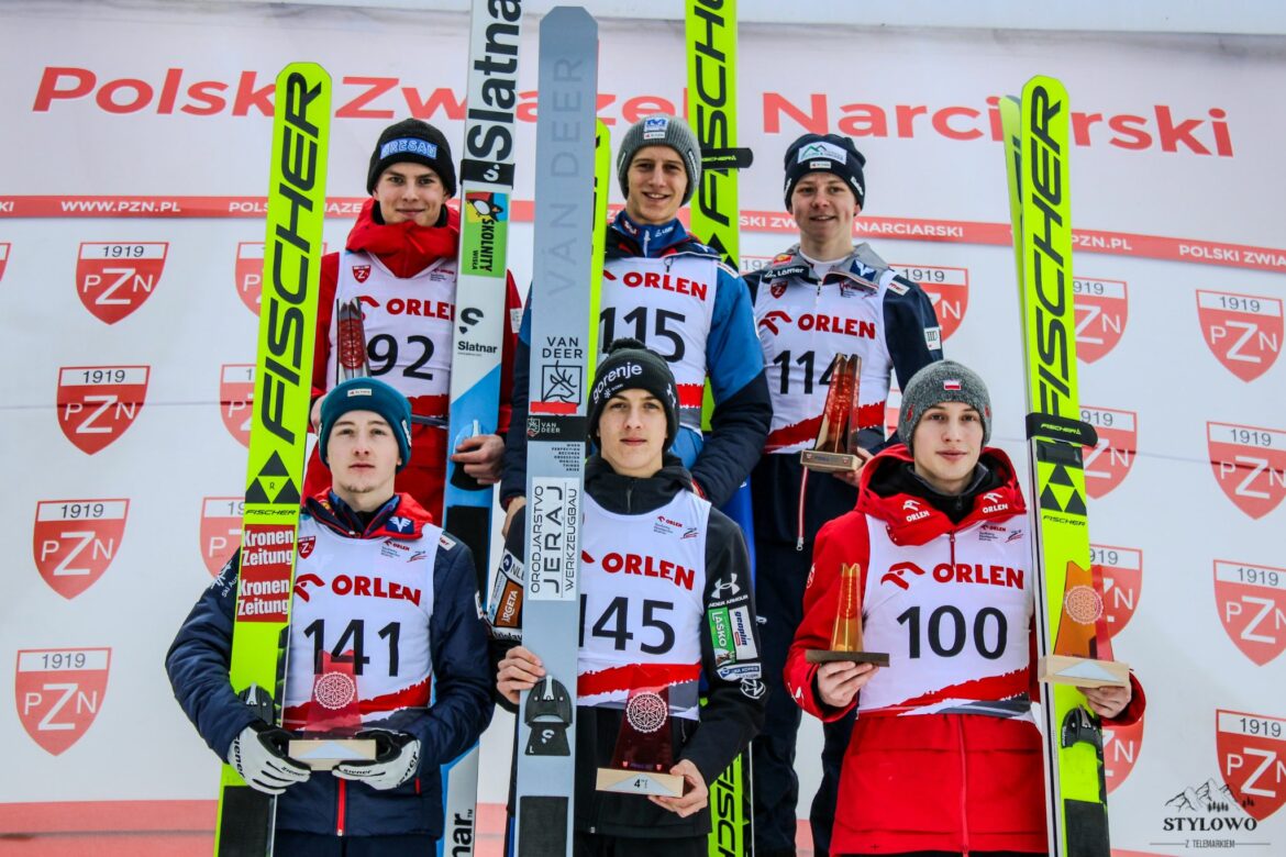 Wiktor Szozda, Simon Steinberger, Lukas Haagen, Johannes Pölz, Ziga Jancar, Kacper Tomasiak, fot. Martyna Okrzesik